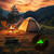 20Pcs Ultralight Guyline Tensioners Tent Guyline Cord Rope Adjuster, Fluorescent Tent Rope Triangle Buckles, for Outdoor Camping Hiking Tent Tarp Canopy Shelter (Aperture:2.5mm fit 2-3mm Paracord)