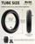 GLDYTIMES 10x3 Tire 255x80 80/65-6 Off-road Rubber Inner Tube Replacement for Nanrobot/Apollo Pro/Kugoo M4 Pro/Varla Eagle/Yume Y10/Joyor S10 Electric Scooter~Anti-explosion Tyre with 45 Degree Valve