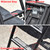 KEWISAUTO 42" Foldable Pickup Truck Tailgate Ladder with Grab Handle