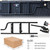 KEWISAUTO 42" Foldable Pickup Truck Tailgate Ladder with Grab Handle