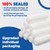 AZEN 25 Pack Gauze Rolls Bandages, 3 in x 4.1 Yards, Premium Medical Supplies & First Aid Supplies, Bandage Wrap Vet Wrap, Mummy Wraps