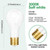 GEPLAD 2-Pack Mogul Base 3 Way LED Light Bulb, 10/20/30W, 100/200/300 Watt Equivalent, Soft White 3000K, for Antique Floor Lamp
