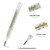 ℃&℉ Clinical Glass Thermometer for Underarm 2PCS - Classic Non Digital Thermometer for Adults - Accurate Easy Reading by HARIKA LIFE
