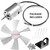 PlusRoc RV Vent Fan Replacement 6 inches, 190 CFM