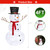 VINGLI Snowman Outdoor Christmas Decorations with 90 LED Lights, Lighted Snowman with Top Hat Holiday Ornaments Yard Decor for Home, Lawn and Front Yard-4 FT VINGLI Snowman Outdoor Christmas Decorations with 90 LED Lights, Lighted Snowman with Top Hat Holiday Ornaments Yard Decor for Home, Lawn and Front Yard-4 FT