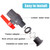 Ququyi 1 Inch PVC Rain Barrel Valve Spigot Kit with Ball Valve and Bulkhead Fitting Adapter for Water Tanks, Aquariums, Pools