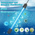 Qualirey 11W Aquarium UV Light for Fish Tank, UVC Light Fish Tank for Aquarium Algae Control, Submersible Waterproof UV Lamp with Timer and Hood for Pond Sump Swimming Pool