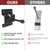Spare Tire Mounting Bracket Rack for Enclosed Trailers,Spare Tire Holder Mount, Upgraded Spare Wheel Carrier,Cargo Race Box Trailers, Trucks, Vans, Garages, Warehouses and Semis (Wall Mount)