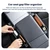 2-in-1 Car Steering Wheel Desk Tray & Slim Seat Gap Filler Organizer, Foldable Car Table for Eating Working, Carbon Fiber Car Laptop Tray & Seat Organizer for Car SUV Truck