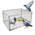 Heavy-Duty Pigeon Trap Cage with Escape-Proof Design – Auto Bird Traps for Large Birds | Iron Powder-Coated Bird Trap Cage for Multiple Pigeons – Rust-Resistant-S Size