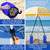 2Pack 10L Beach Umbrella Weight Sand Bags 25lbs 600D Oxford Cloth Heavy Duty Sun Umbrella Sand Anchor Portable Fillable Summer Sunshade Canopy Tent Sandbag Stand Holder for Outdoor High Wind Resistant