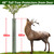 chicarry 48" Metal Tree Trunk Protector, 8 Pack Mesh Tree Guards Tree Protectors with Zip Ties, Stakes, ExpandableTree Trunk Protector Guard, Tree Protectors from Deer, Mower, Animals(48",8 Pack)