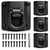 4 Pack Heavy Duty Truck Bed Tie Down Anchors for Ford F150 F250 F350