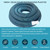 POOLWHALE Professional 1-1/2 In x 40-Feet Pool Vacuum Hoses and Head