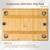 Joy&Grace Appliance Slider for Kitchen Appliances 360° Rolling Sliding Tray for Coffee Maker Countertop, Bamboo Coffee Pot Slider Rolling Tray with Universal Rollers (Natural, Large 16"x13")