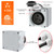 Suplevel 50 Amp Power Outlet Box, NEMA 6-50R 250 Volt EV Welder Receptacle