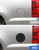 DSWSQ Black Fuel Filler Gas Door Cover Compatible with 1999-2006 Chevy Silverado Suburban Tahoe GMC Sierra Yukon Avalanche(C)