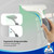 MR.SIGA Silicone Squeegee for Shower Doors, 25 cm/10 inch, White & Gray