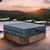UCEDER Waterproof Hot Tub Cover -Outdoor Spa Cover Cap(Fit 91''x91 x 20'')