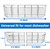 Viscogrip 2-Piece Dishwasher Basket for Silverware, 304 Stainless Steel