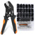 Dupont Crimping Tool Kit, 2870 PCS 2.54mm Connector Assortment, SN-58B Ratcheting Wire Crimper AWG 24–16 (0.25–1.5mm²), 1–10 Pin & 2×2–2×9 Housings, 40-Pin Headers, Jumper Caps & Ribbon Cable