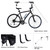Garage Hoist Set of 2 - Includes 1 Kayak Pulley and 1 Ladder or Bike Hanger - Overhead Garage Storage for Ceilings up to 12-Foot by RAD Cycle