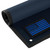 IronSeals Tactical Board Patch Organizer Holder Display with Loop Surface, Steel Ring and Flag Patch (L: 110 x 70 CM/ 43" x 27.5", Navy Blue + Flag Patch)