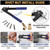 430Pcs SAE Rivet Nut Tool Kit, Imperial Carbon Steel Rivnut Assortment Kit(6-32, 8-32, 10-24, 1/4-20, 5/16-18), Rivnut Tool Set for Automotive, Marine and Industrial DIY Projects