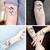 Dopetattoo 6 Sheets Temporary Tattoos for Women Adults Marlin Swordfish Jumping Fish Sailfish Temporary Fake Tattoo Men Woman Neck Arm