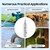 Solar Water Pump, 12V 180W Submersible Water Well Pump, Solar Water Pump Farm Ranch Submersible Irrigation Bore Deep Well Screw Pump for Industrial, Livestock Drinking 1.2m3/h 55.77ft Cable