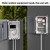Animacyn ABS Electrical Junction Box, Ventilated Design, Cable Grommets, IP65 Waterproof Enclosure, Indoor/Outdoor Use with Mounting Panel. (Clear Cover, 15.7"x11.8"x7.1")
