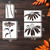 Large Flower Stencils for Painting Cone Flower Stencils for Walls