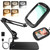 10X 30X Extra Large Magnifying Glass with Light and Stand 7-inch