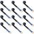 ACXFOND 12Pack 2” x 8 Ft Lasso Wheel Lift Straps Lasso Strap with D Ring Truck Straps 11000 Lbs Break for Wheel Lift, Trailer, Tow Truck, Blue