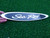 Pair Set 13" Sea Ray Searay Oval Searay Hull Side Logo Emblem Nameplate Sticker 13x 2-3/4 (Silver Black)