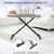 Deegureet Ironing Board, Compact and Space Saver Ironing Board, Extra Wide Ironing Area with Extra Thick Heavy Duty Padded Cover, Stable Structure, Easy to Fold,Anti-Skid Feet