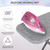 Deegureet Ironing Board, Compact and Space Saver Ironing Board, Extra Wide Ironing Area with Extra Thick Heavy Duty Padded Cover, Stable Structure, Easy to Fold,Anti-Skid Feet