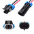 16 AWG 2 Pin Waterproof Connector, 2 Wire Automotive Electrical Connector
