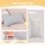 vocheer Small Pillows for Sleeping, 11”x6”x2.5’’ Mini Travel Pillow, Tiny Pillows for Neck, Wrist, Lumbar and Knee, Pets Pillow, Cotton, Machine Washable,Light Grey-1PC
