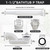 YYinno Flexible Bathtub Drain Pipe, Upgraded No-leak Low Profile 1 1/2 P Flat Drainage Pipe Kit, Flat P Trap Freestanding Tub Drain Flex-Drain for Bath