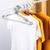 Trrcylp 4mm Lockable Coat Hangers Heavy Duty Windproof Clothes Hangers