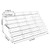 Vevitts Acrylic Business Card Holder for Desk Multiple Business Card Holders 28 Slot 7 Tier Large Business Card Organizer Business Card Display Rack Clear Plastic Business Card Stand for Home Office