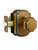 SORWDUERM 1 Pack Antique Brass Door Knobs Interior Privacy Door Knob with Lock for Bedroom and Bathroom,Zinc Alloy