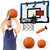 HYES 24" x 16" Large Basketball Hoop Indoor for Adults, Over The Door Hoop with Sturdy Backboard, Big Basketball Toys Gifts Ideas for Man Kids Teens Boys Girls, Blue HYES 24" x 16" Large Basketball Hoop Indoor for Adults, Over The Door Hoop with Sturdy Backboard, Big Basketball Toys Gifts Ideas for Man Kids Teens Boys Girls, Blue