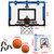 HYES 24" x 16" Large Basketball Hoop Indoor for Adults, Over The Door Hoop with Sturdy Backboard, Big Basketball Toys Gifts Ideas for Man Kids Teens Boys Girls, Blue HYES 24" x 16" Large Basketball Hoop Indoor for Adults, Over The Door Hoop with Sturdy Backboard, Big Basketball Toys Gifts Ideas for Man Kids Teens Boys Girls, Blue