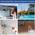 HYES 24" x 16" Large Basketball Hoop Indoor for Adults, Over The Door Hoop with Sturdy Backboard, Big Basketball Toys Gifts Ideas for Man Kids Teens Boys Girls, Blue HYES 24" x 16" Large Basketball Hoop Indoor for Adults, Over The Door Hoop with Sturdy Backboard, Big Basketball Toys Gifts Ideas for Man Kids Teens Boys Girls, Blue