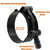 ISPINNER 4 Pack 3.5 Inch Stainless Steel T-Bolt Hose Clamps, Clamp Range 95-103mm for 3.5" Hose ID (Black)