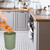 JiatuA Small Bathroom Trash Can Plastic Wastebasket Garbage Can Green