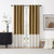 BULBUL Gold Ivory 100% Full Blackout Velvet Curtains,90 inches Long Modern Liner Curtains Thermal Drapes Panels for Living Room Bedroom Grommet Set of 2