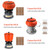 VIYUKI 9LBS Vibratory Tumbler Polishing Machine
